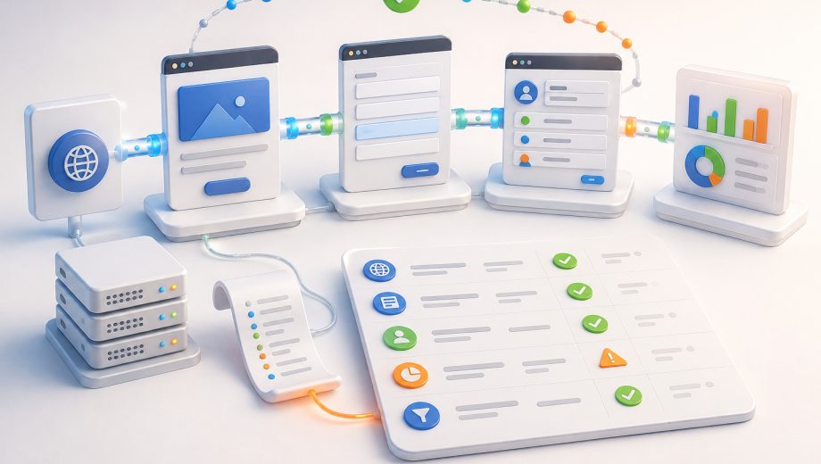 Иллюстрация к разделу: Аудит цепочки: URL → форма → CRM