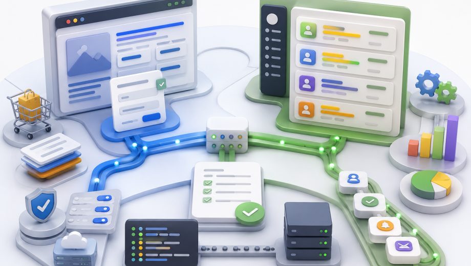 Иллюстрация к разделу: Где проходит граница между CMS и CRM