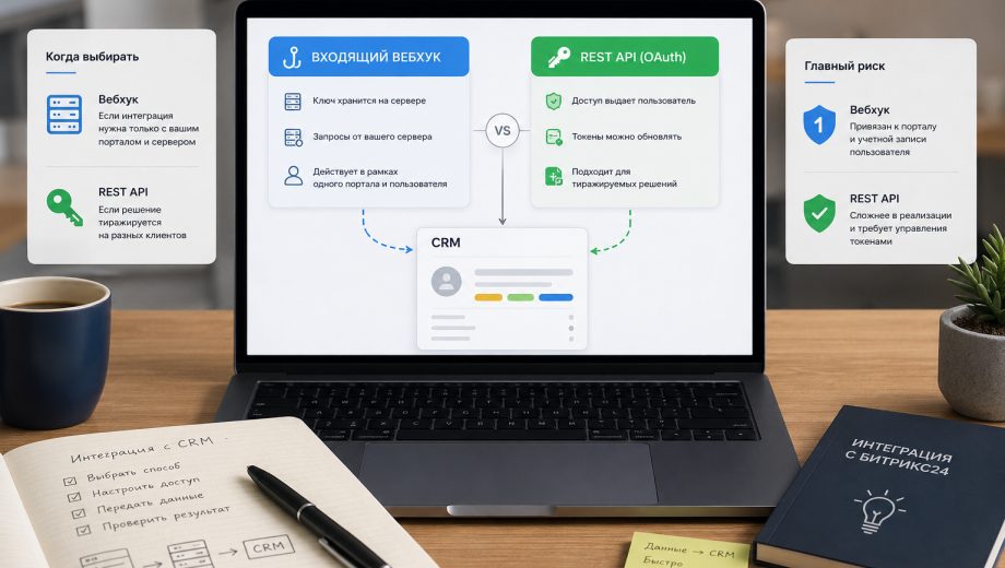 Иллюстрация к разделу: Сравнение способов доступа к данным CRM