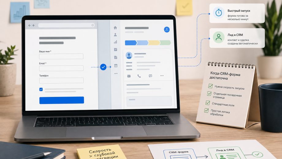 Иллюстрация к разделу: Когда CRM-формы Битрикс24 достаточно